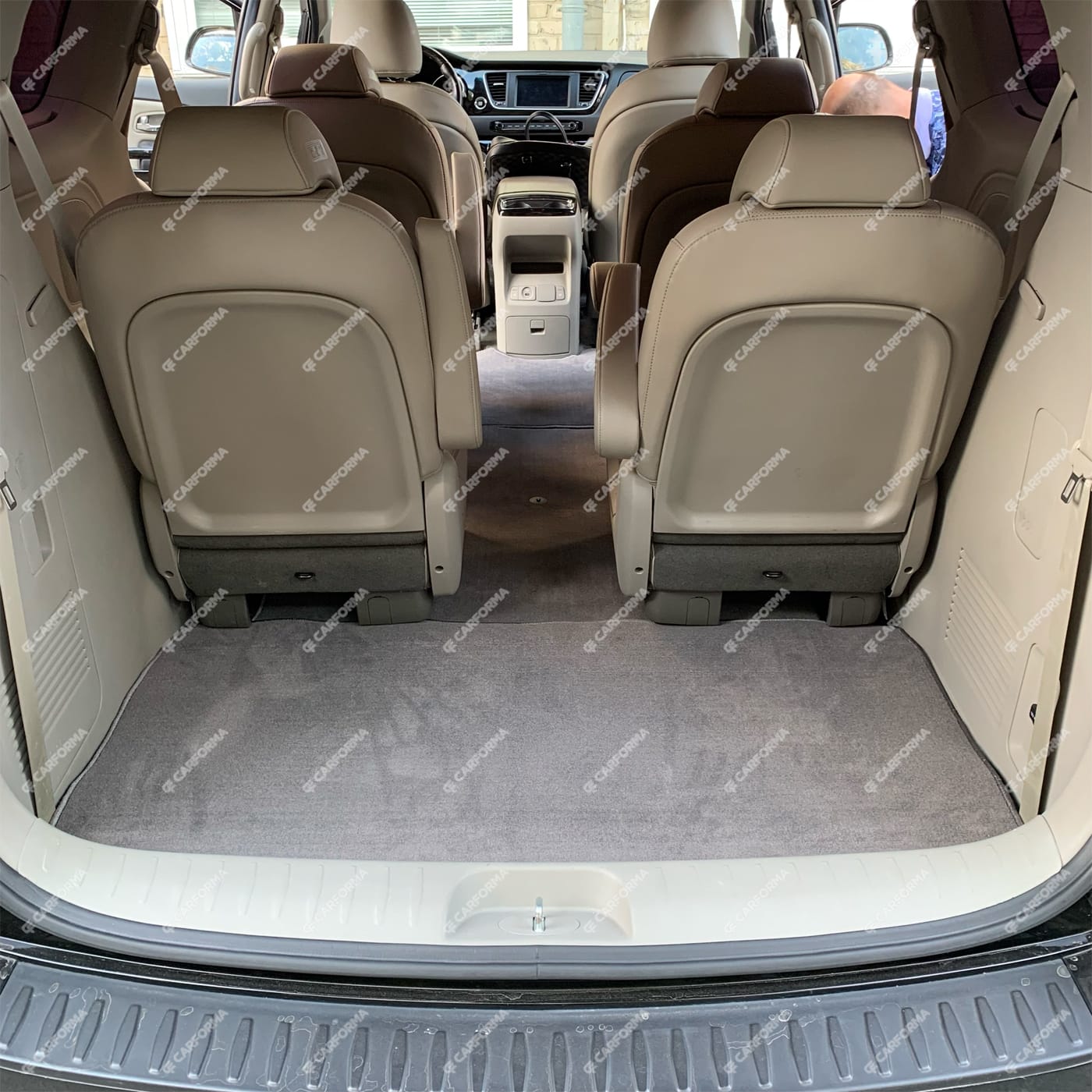 Ворсовые коврики на KIA Carnival III 2014 - 2021 в Костроме