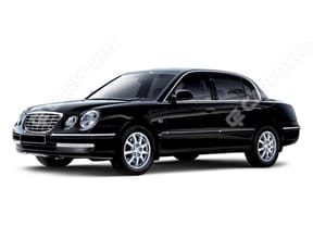 Ворсовые коврики на KIA Opirus 2003 - 2010