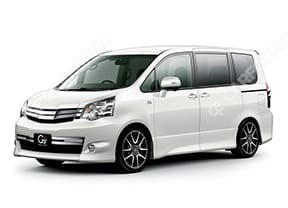 Ворсовые коврики на Toyota Noah (R70) 2007 - 2013