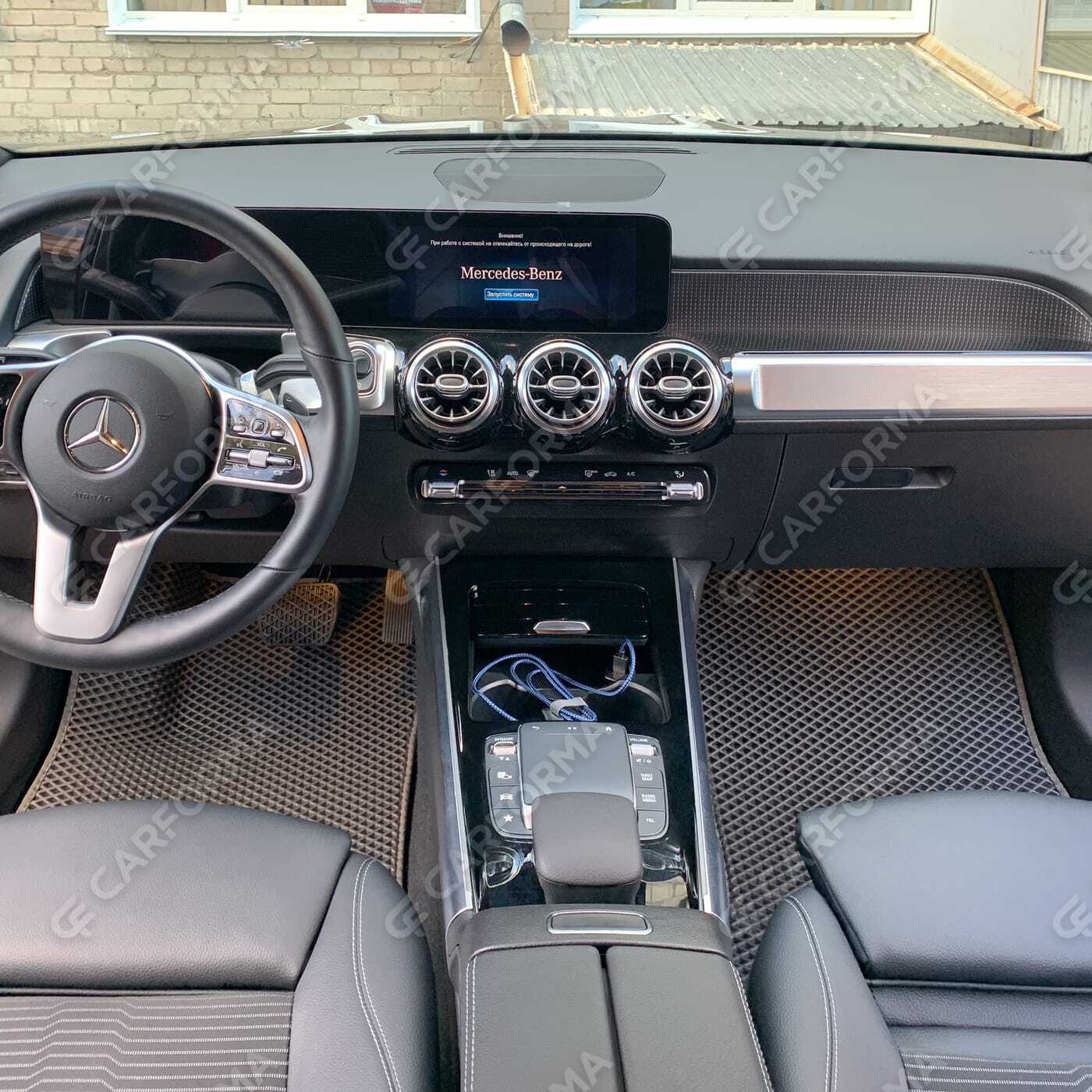 Ворсовые коврики на Mercedes GLA (H247) 2019&nbsp;-&nbsp;2026 в Костроме