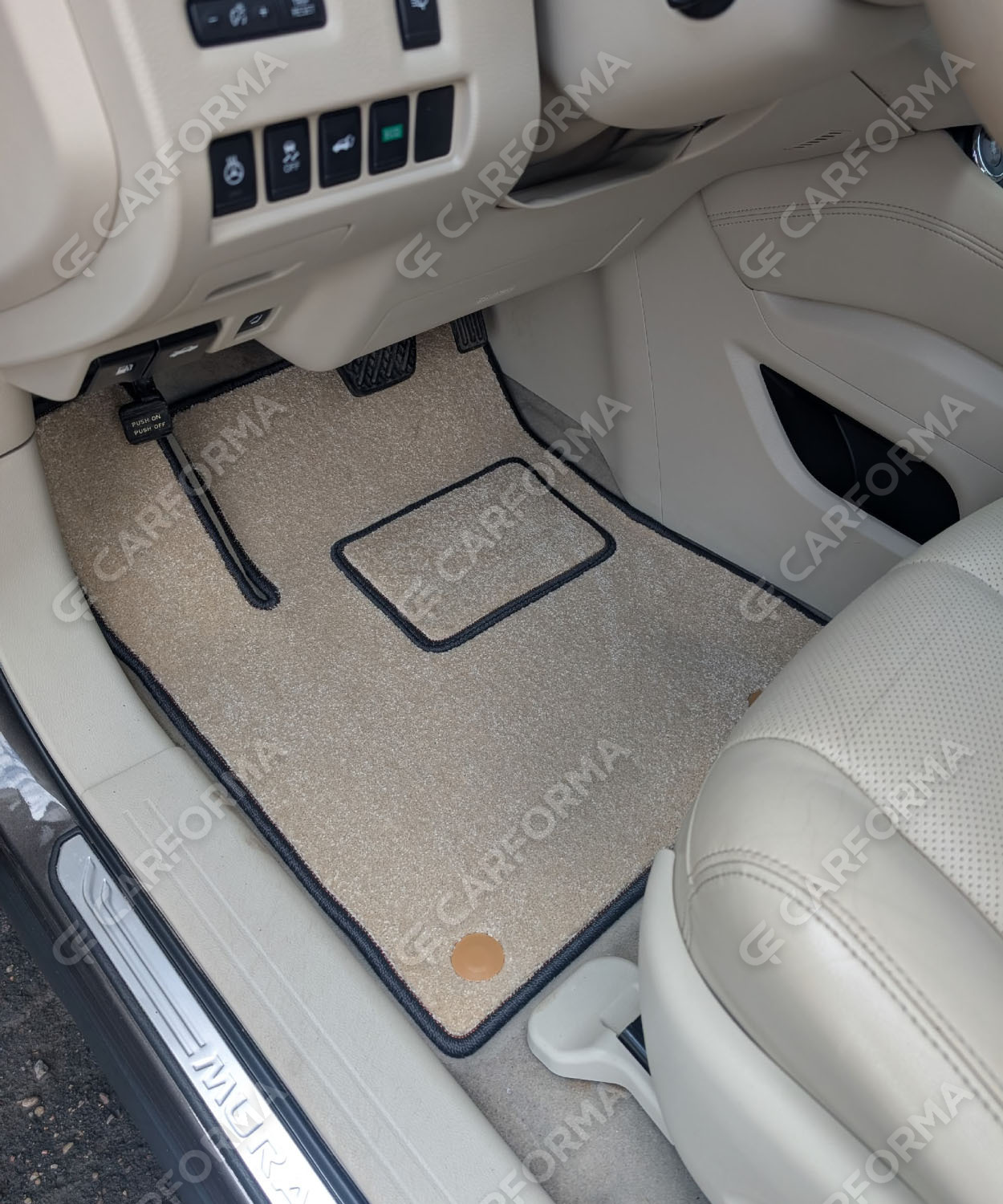 Ворсовые коврики на Nissan Murano (Z52) 2014&nbsp;-&nbsp;2022 в Костроме