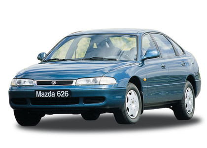 Ворсовые коврики на Mazda 626 1991 - 1997 в Костроме