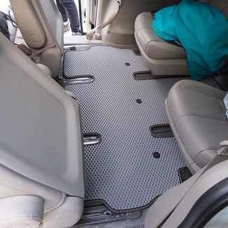 EVA коврики на KIA Carnival III 9 мест и 11 мест 2014 - 2021 в Костроме