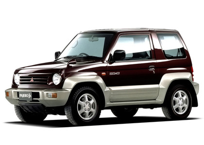 Ворсовые коврики на Mitsubishi Pajero Junior 1995 - 1998 в Костроме