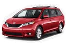 Ворсовые коврики на Toyota Sienna III 2010 - 2020 в Костроме