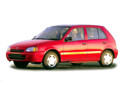 Ворсовые коврики на Toyota Starlet (P90) 1995 - 1999 в Костроме