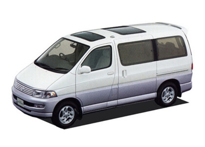 Ворсовые коврики на Toyota Hiace Regius (xH10) 1997 - 2002 в Костроме