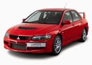 Ворсовые коврики на Mitsubishi Lancer Evolution IX 2005 - 2007 в Костроме