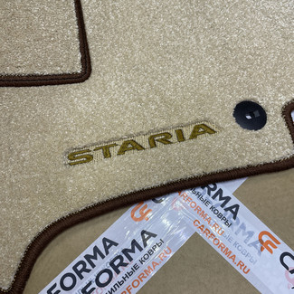 Коврики на Hyundai Staria 7 мест 2021 - 2025 в Костроме