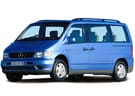 Ворсовые коврики на Mercedes Vito (W638) 1996 - 2003 в Костроме