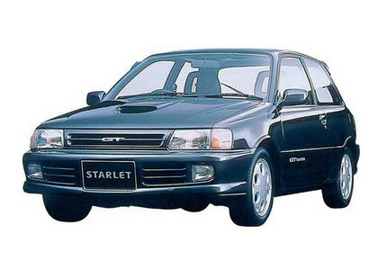 Ворсовые коврики на Toyota Starlet (P80) 1989 - 1995 в Костроме