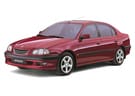 Ворсовые коврики на Toyota Avensis I 1997 - 2002 в Костроме