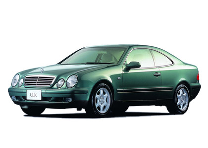 Ворсовые коврики на Mercedes CLK (C208) 1996 - 2003 в Костроме