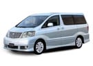 Ворсовые коврики на Toyota Alphard (H10) 2002 - 2008 в Костроме