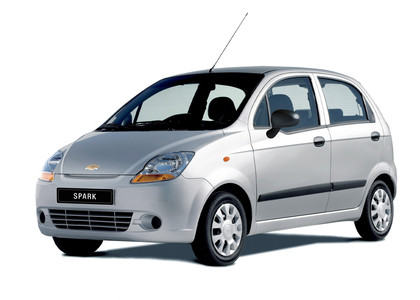 Ворсовые коврики на Chevrolet Spark II 2005 - 2010 в Костроме