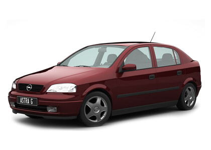 Ворсовые коврики на Opel Astra G 1998 - 2004 в Костроме